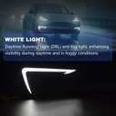 LED Daytime Running Lights (DRL) for 2021-2023 Tesla Model Y with Dynamic Amber Turn Signals + 6500K White DRL | Plug & Play Direct Fit | Startup Animation | IP67 Waterproof (1 Pair)