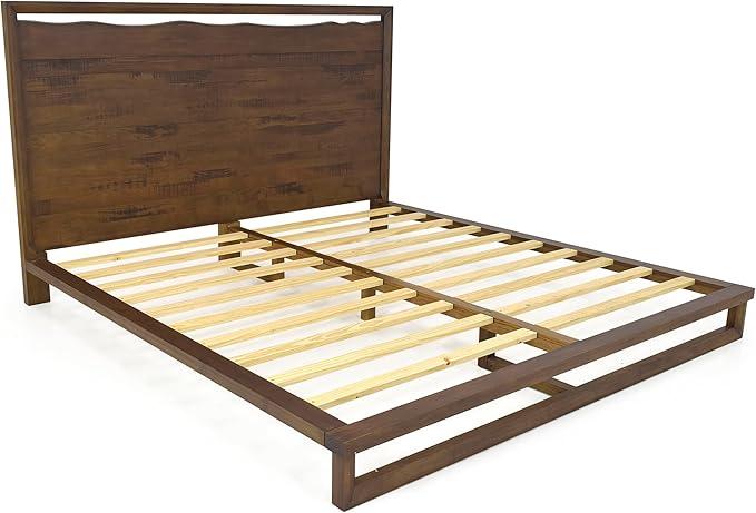 King Platform Bed Brown, N701P318347D