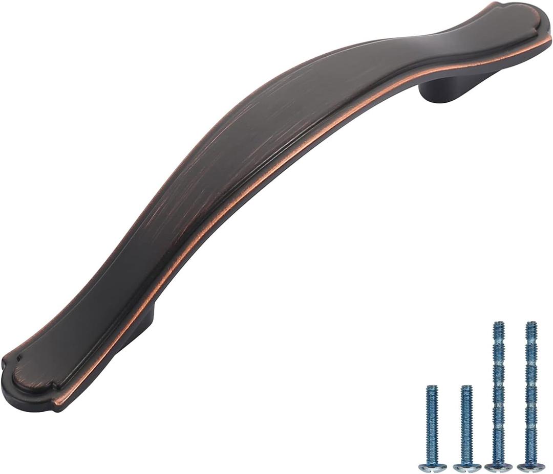 AOOTOCH 10 Pack Oil Rubbed Bronze Kitchen Cabinet Handles Cabinet Pulls 3 inch Hole Center Cabinet Hardware Drawer Handles for Cabinet Dresser and Cupboard AT2792ORB