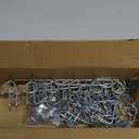 INCLY 120PCS Pegboard Accessories Organizer Kit, Peg Board Hooks Assortment with Bins for Organizing Various Tools, Fit 1/8 or 1/4 inch Pegboard for Hanging Storage, Garage Wall Attachments