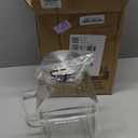 1 Gallon Square Glass Pitcher with Lid and Spout, Borosilicate Glass Carafe for Hot/Cold Drink, Water Pitchers with Handle for Fridge, Extra Large Jug for Iced Tea, Coffee, Juice, Beverage