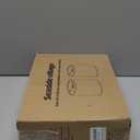 Tall Drum Lamp Shades Set of 2, 10"Top x10" Bottom x 13"High, Beige Lampshade for Table Lamp Floor Lamp, Replacement Lampshades Natural Linen Handcrafted, Spider, Harp Holders Included, Easy Assembly