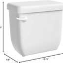 PROFLO PF5114M Jerrit Toilet Tank Only - Less Seat - White
Includes - Left-Hand Trip Lever - White