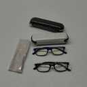 EYEURL Blue Light Blocking Men Women Reading Glasses 1.25 2 Pack of Computer Readers Lightweight TR90 Flexible Frame Rectangular Eyeglasses Anti Eyestrain UV Protection