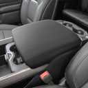 PIMCAR Dodge RAM Center Console Cover, 2019-2024 2025 RAM 1500 2500 3500 Accessories Neoprene Armrest Cover Soft Cozy Protector Interior (Bucket Seat Only) (Neoprene Cover)