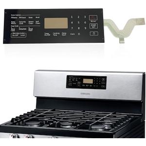 DG34-00030A Range Membrane Switch Touchpad PD00040719 4010969 AP5967636 PS11720662 EAP11720662 Range Touch Control Panel Fit for Samsung Stove Ovens NE59J7630SS/AA NE59J7630SB/AA NE59J7630SG/AA