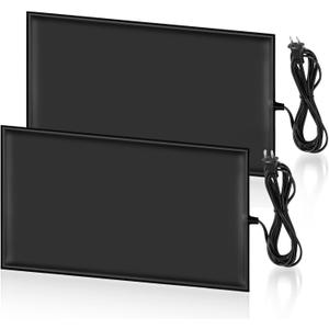 2-Pack RV Tank Heater Pad Set - 2x 12"x18" 120V Heating Mats with Auto Thermostat, Freeze Protection RV Tank Heater for 50 Gal Fresh/Grey/Black Water Tanks in Campers, Trailers, Motorhomes & Boats