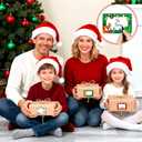 Neptniopllab 24 Sets DIY Wooden Christmas Stocking Tags Crafts Kit,Blank Unfinished Christmas Name Tag Craft Kit Necklace Crafts, Xmas Crafts, Holiday Gifts, Party Favors, Classroom Activities