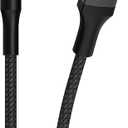Scosche i3AUXB4SG-SP MFi Certified Hookup Premium Lightning to AUX Braided Audio Cable, 4 Feet, Space Gray (Black)
