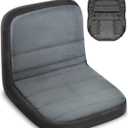 PACETAP Riding Lawn Mower Seat Cover, Durable Polyester Oxford Waterproof Seat Cover Compatible with John Deere, for Craftsman, for Cub Cadet, for Kubota(Gray,Medium)