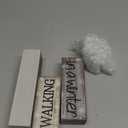 4 Pcs Winter Table Decorations Wooden Snowflake Decor Winter Tiered Snow Tray Decor Rustic Block Signs Gift Farmhouse Christmas Centerpiece for Wonderland Party Kitchen Shelf Home