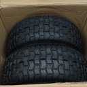 GICOOL 13x5.00-6 Rubber Lawn Mower Tire and Wheel, 2 Pcs Replacement 13x5-6nhs Riding Mowers Lawn Pneumatic Tire with Bearing Bore 3/4" & 5/8", 3" -4.5" Centered Hub