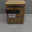 Auriswell, Electric Tea Kettle with Temperature Control, Glass smart Water Boiler for Tea, Coffee & Boil, Automatic Shut Off, 12h Keep Warm & One-Touch 6 Presets (Black)