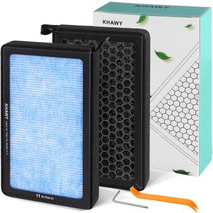 Cabin Air Filter for Tesla Model 3 Model Y 2016-2026, 2 Pack HEPA Air Filter Replacement with Activated Carbon Premium Interior Accessories for Tesla