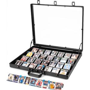 Aluminum Trade Show Display Case – 24"x20" Trading Cards Tabletop Showcase