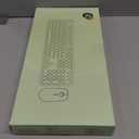 FOPETT Wireless Keyboard and Mouse Combo - 2.4G Full-Sized Cute Colorful Mouse and Keyboard with 104 Round Keys Retro Typewriter Keyboard for Laptop/Windows/PC - Pink Gradient