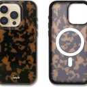 Sonix Case for iPhone 15 Pro | Compatible with MagSafe | 10ft Drop Tested | Tortoise Shell | Brown Tort