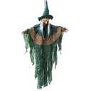 Life Size Witch - Scary Halloween Animatronic Prop Decor