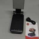 Gifts for Men Him, Cell Phone Stand with Bluetooth Speaker&Led Color Changing Light, Unique Gifts for Women Dad Her Husband, Cool Tech Gadget Wireless Speaker, Birthday Gifts for Men, Ideal Gifts (Black)