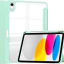 Tablet Cover for Apple iPad 10th 11th Generation(2022 2025 Release),Ultra Slim Folio Stand Lightweight with Auto Sleep/Wake Leather Case for Apple iPad Gen 10th 11th 10.9" (FG-Mint Green)