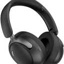 LORELEI QC30 Hybrid Active Noise Cancelling Headphones, 60H Playtime, Built-in Mic, Wireless Over Ear Headsets with Case,Bluetooth 5.4,Deep Bass Comfort Fit Soft-Earpads Fast Charging -Space Black