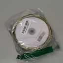 HUIHUANG Black Velvet Wired Ribbon 2.5 inch Black and Gold Glitter Christmas Ribbon for Christmas Tree Decor, Bows, Wreaths, Garlands, Gift Wrapping- Continuous 10 Yards