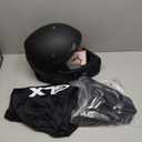 GLX GX23 Dirt Bike/Motocross Helmet - Matte Black, X-Large - DOT Approved