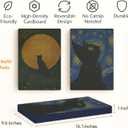 Cat Scratcher Box Art Dcor | Designer Cardboard Scratch Pads with Decorative Van Gogh-Inspired Design | Reversible Boards for Indoor Cats