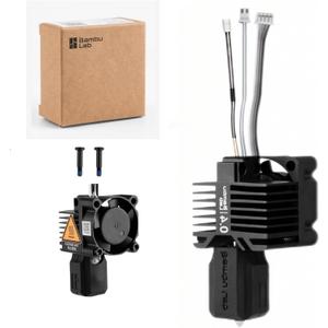 Bambuu Lab X1 Hotend Complete Kit  Full Assembly Hardened Steel Nozzle with Ceramic Heater, 0.4mm Nozzle, Cooling Fan & Heating Block | Bambu X1 Carbon Hotend Replacement for 3D Printing
