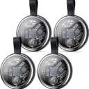 2026 New Air Tracker Tags-4 Pack Compatible with Apple Find My (iOS Only), Bluetooth Tracker Smart Tag Waterproof Key Finder Item Locator Worldwide Tracking for Keys, Wallet, Luggage, Pets