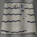 EVALESS Womens Short Sleeve Sweaters Spring Summer Crochet Knit Tops Crewneck Striped T Shirts Casual Blouses for Women Large