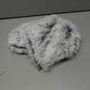 Uhomy 2 Packs Fluffy Accent Pillows Cover 18"x18", Soft Gray Ombre Faux Fur Throw Pillow Case, Modern Luxury Decorative Square Cushion Cover for Farmhouse Home Decor for Sofa/Bed/Chair, 45x45cm