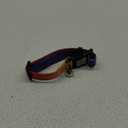 Personalized Dog Collars for Small Dogs, Reflective Dog Collar QR Code Name Tags, Soft Nylon, (Purple-Yellow Gradient, Small)