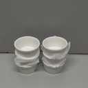 LE TAUCI Sauce Cups 2 OZ, Small Dipping Bowls, Mini Ceramic Ramekins Souffle Dishes, Sauce Dip Bowls for Charcuterie Boards, Microwave & Oven Safe, Set of 6, White