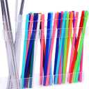 Acrylic Straw Holder for Cabinet Door - Reusable Cabinet Straw Organizer with Ultra Sticky Double-Sided Tape, Small Cabinet Door Organizer(Transparent) (9.5 Straw Holder(1 Pack))