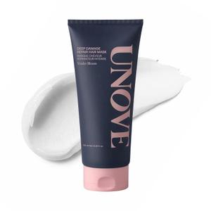 UNOVE Deep Damage Repair Hair Mask - Protein Hair Treatment & Hair Mask for Damaged Hair | Deep Conditioning & Keratin Hair Mask for Dry, Frizzy Hair | Korean Hair Care | Tender Bloom, 10.82 fl oz