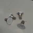 Bathroom Sink Drain Strainer, Pop Up Sink Drain Filter with Removable Stainless Steel Filter Basket Hair Catcher, Bathroom Sink Drain Stopper, for Us Bathroom Sink Stopper Replacement (4pcs)