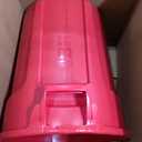 Rubbermaid Commercial Products BRUTE Heavy-Duty Round Trash/Garbage Can, 20-Gallon, Red, Outdoor Waste Container for Landscapers/Construction/Restaurants/Back of House/Offices/Warehouses