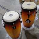 Latin Percussion LP City Wood Congas 10" & 11" Set - Vintage Sunburst