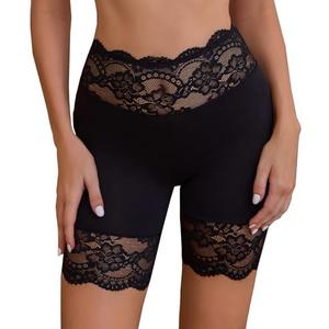 Hibluco Slip Shorts For Under Dresses Lace Women Anti Chafe Tummy Control Shapewear Size Small 
