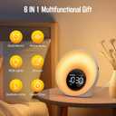 Sunrise Alarm Clock, White Noise Sleep Sound Machine for Bedroom, Wake Up Light with 30 Soothing Sounds, Dual Alarms, Snooze, Bedside Lamp, Christmas Gift for Baby, Adults, Heavy Sleepers
