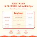 Heyhae Semi Cured Gel Nail Strips | No LED Lamp Needed | Fall, Marble, Brown | Easy Apply & Remove, Salon Quality | Includes 28 Strips, 1 Prep Pads, Nail File & Wooden stick - Hey, Lets Get Cozy