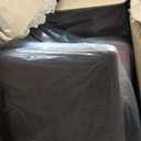 Modway Talia Upholstered Fabric Dining Armchair in Mocha - Modern Curved Dining Chair with Open-Back - Living Room Barrel Lounge Chair - Single Upholstered Accent Chair with Arms