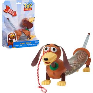 Disney and Pixar Toy Story Slinky Dog Jr Pull Toy, Toys for 3 Year Old Girls and Boys, Kids Toys for Ages 18 Month by Just Play