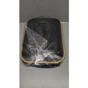 Bamboo Basket with Lid - Black - 2 Units (2 Units, Black with Lid)
