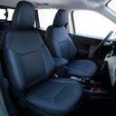 Carlimeki Leather Seat Covers Custom Fit for Maverick 2022-2026, Compatible with XL, XLT, Lobo, Lariat, Tremor Model - Armrest Covers Included - Faux Leather, Fully Covered, Fit Like a Glove