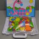 STEM Building Toys for Kids Ages 4-8 | 224-Piece STEM Drill & Build Kit with Screwdriver, Pegboard | Educational Toys for 5+ Year Old Boys Girls | Gift for Birthdays