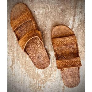 J-Slips Sandals for Women and Men - Comfortable Jesus Jandals for Beach, Summer, and Shower - Waterproof Hawaiian Slides, Sandalias (9 Women/7.5 Men, Sand)