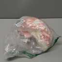 VitalCozy 1 PCS White Pink Bow Garland Banner, Satin Ribbon Hanging Party Bow Garland Decoration for Birthday Baby Shower Wedding Party Supplies