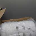 Queen Size Mattress Topper for Back Pain, Cooling Extra Thick Mattress Pad Cover with 8-21 inch Deep Pocket, Plush Pillow Top Mattress Topper Overfilled with Down Alternative, Queen Size, White